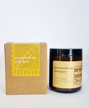 Load image into Gallery viewer, Passionfruit &amp; Pawpaw 8oz Glass Jar.