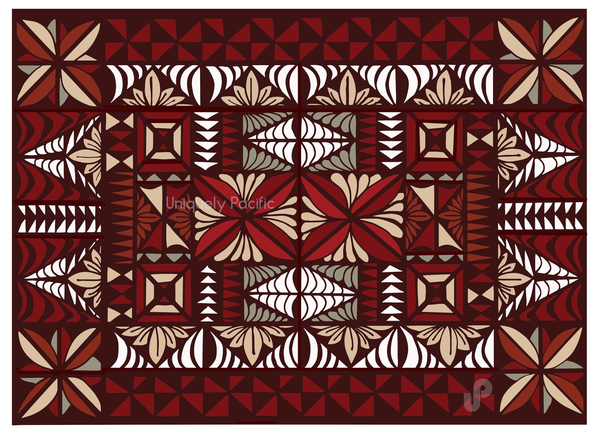 Matahihifi Pattern Tonga Kupesi – Uniquely Pacific Art and Design