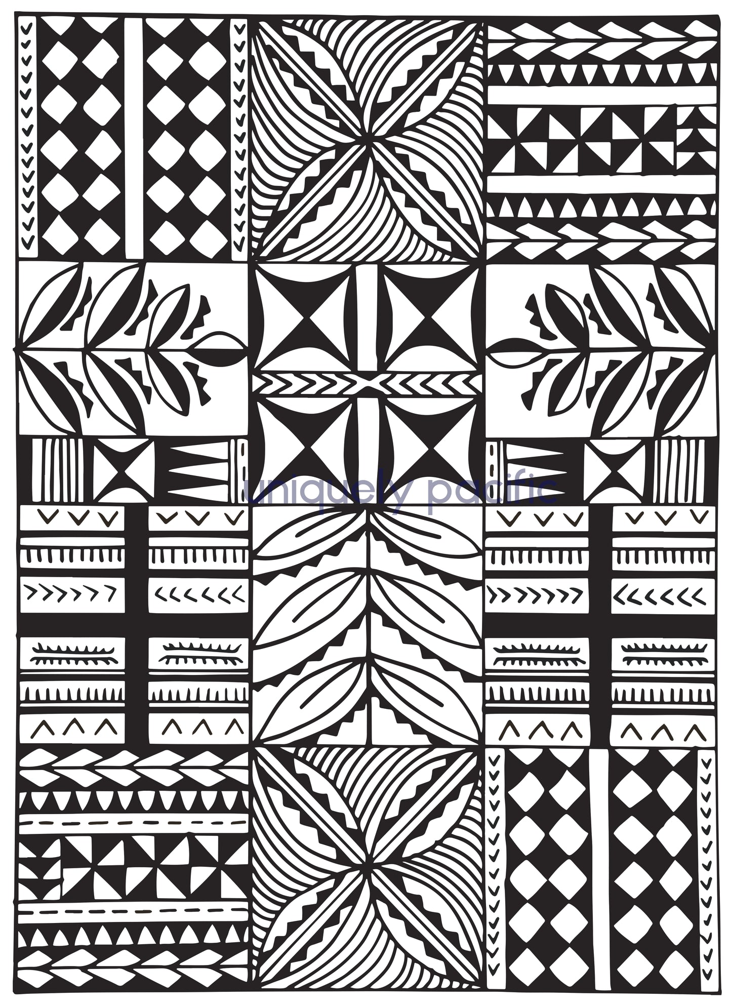 Niue Hiapo Print