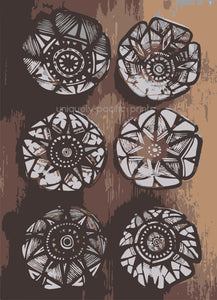 Polynesian Bowls Print